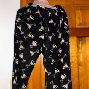 Cool Martini glasses fleece pjs